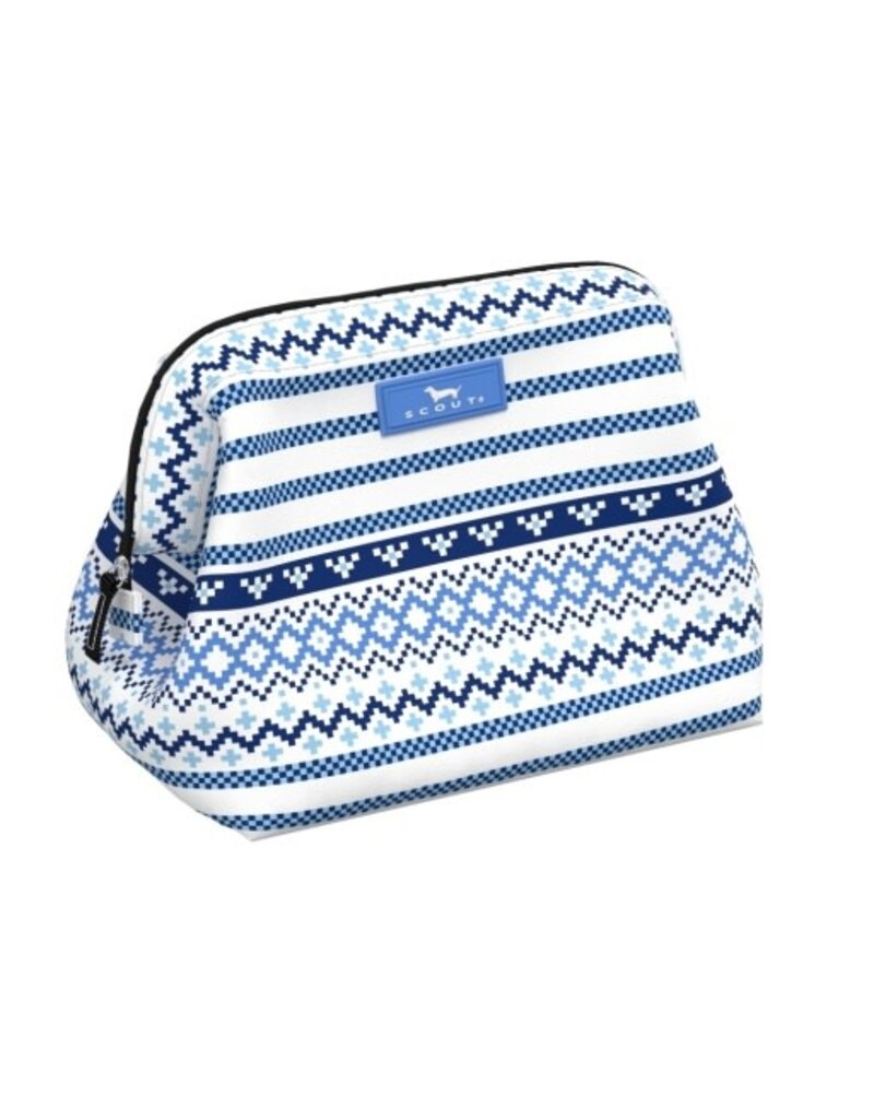 SCOUT Little Big Mouth Makeup Bag in Knit Happens
