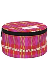 SCOUT Perfect Gem Round Jewelry Case in Sweet Tartan