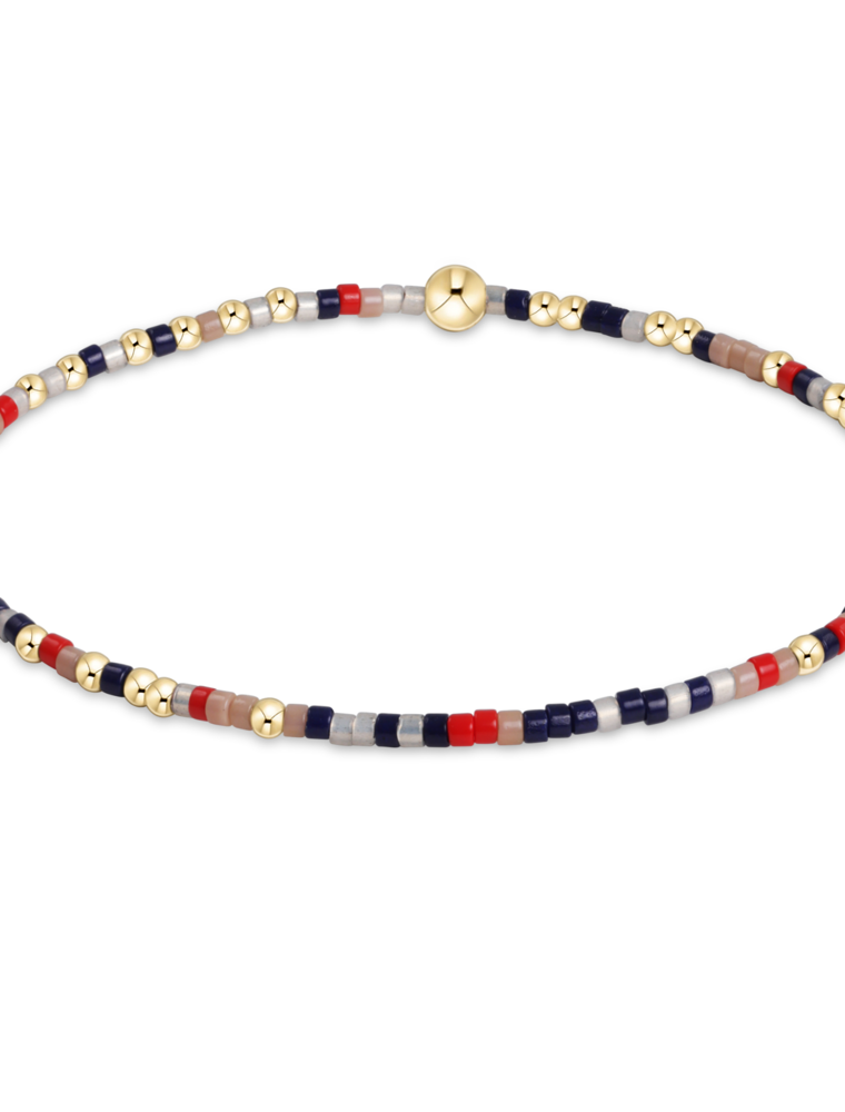 ENEWTON DESIGN Hope Unwritten Bracelet - Apple Bottom Jeans/Gold