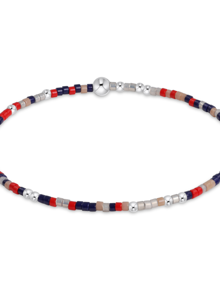 ENEWTON DESIGN Hope Unwritten Bracelet - Apple Bottom Jeans/Silver