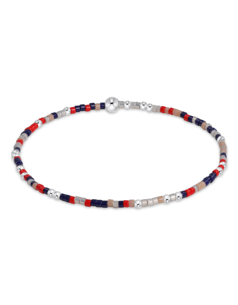 ENEWTON DESIGN Hope Unwritten Bracelet - Apple Bottom Jeans/Silver