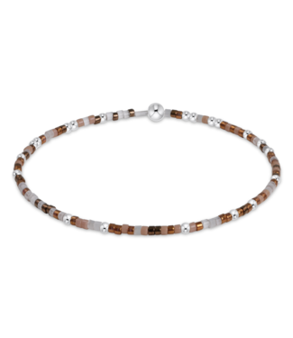 ENEWTON DESIGN Hope Unwritten Bracelet - Wake Me Up Before You Cocoa/Silver