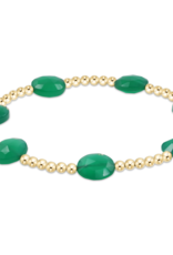 ENEWTON DESIGN Admire 3mm Bead Bracelet - Green Onyx/Gold