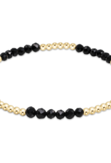 ENEWTON DESIGN Blissful Pattern 2.5mm Bead Bracelet in Faceted Onyx/Gold