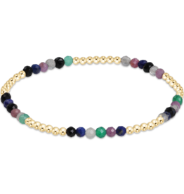ENEWTON DESIGN Blissful Pattern 2.5mm Bead Bracelet in Hot Mess FW24/Gold