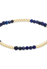 ENEWTON DESIGN Blissful Pattern 2.5mm Bead Bracelet in Lapis/Gold
