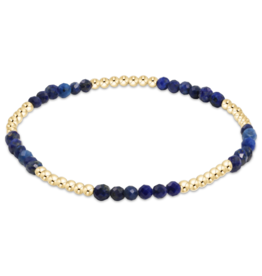 ENEWTON DESIGN Blissful Pattern 2.5mm Bead Bracelet in Lapis/Gold