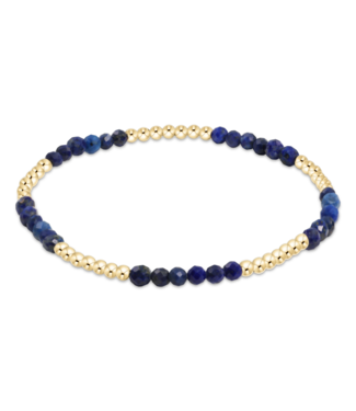 ENEWTON DESIGN Blissful Pattern 2.5mm Bead Bracelet - Lapis/Gold
