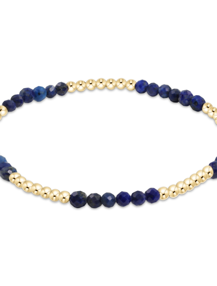 ENEWTON DESIGN Blissful Pattern 2.5mm Bead Bracelet in Lapis/Gold