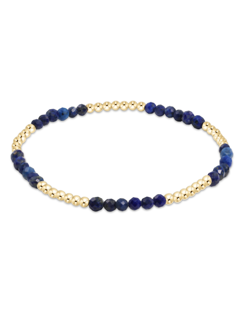 ENEWTON DESIGN Blissful Pattern 2.5mm Bead Bracelet in Lapis/Gold