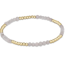 ENEWTON DESIGN Blissful Pattern 2.5mm Bead Bracelet in Moonstone/Gold