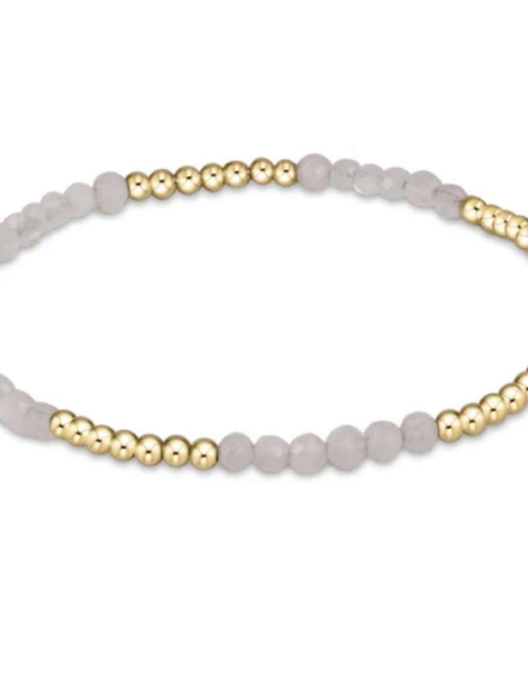 ENEWTON DESIGN Blissful Pattern 2.5mm Bead Bracelet in Moonstone/Gold