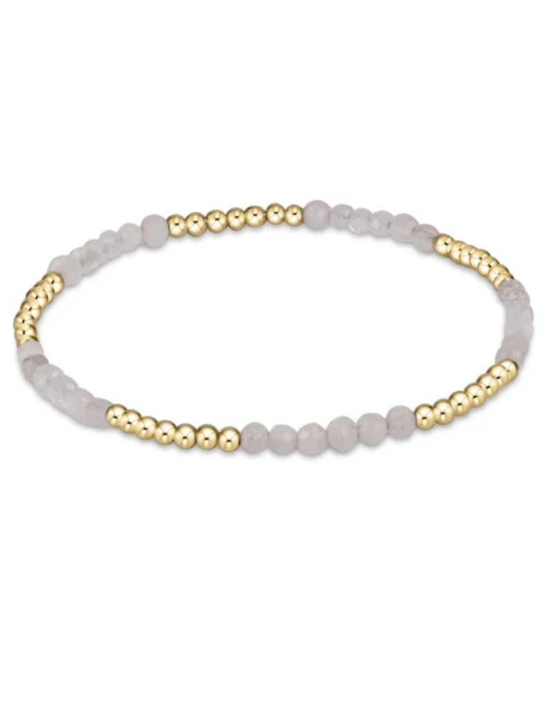 ENEWTON DESIGN Blissful Pattern 2.5mm Bead Bracelet in Moonstone/Gold