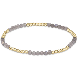 ENEWTON DESIGN Blissful Pattern 2.5mm Bead Bracelet in Labradorite/Gold