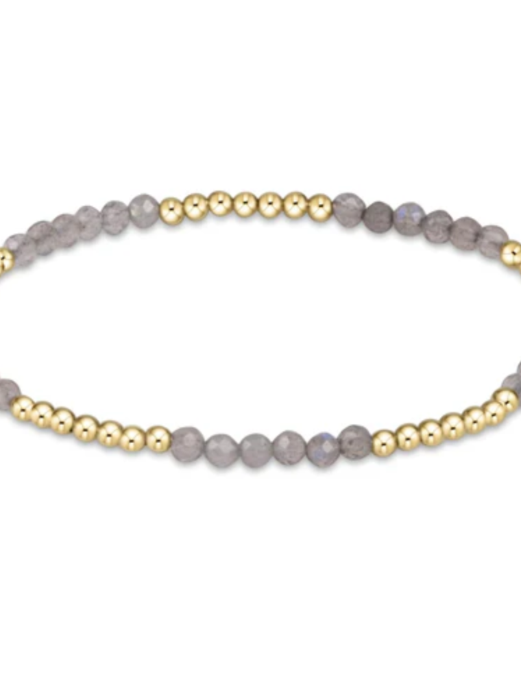 ENEWTON DESIGN Blissful Pattern 2.5mm Bead Bracelet in Labradorite/Gold