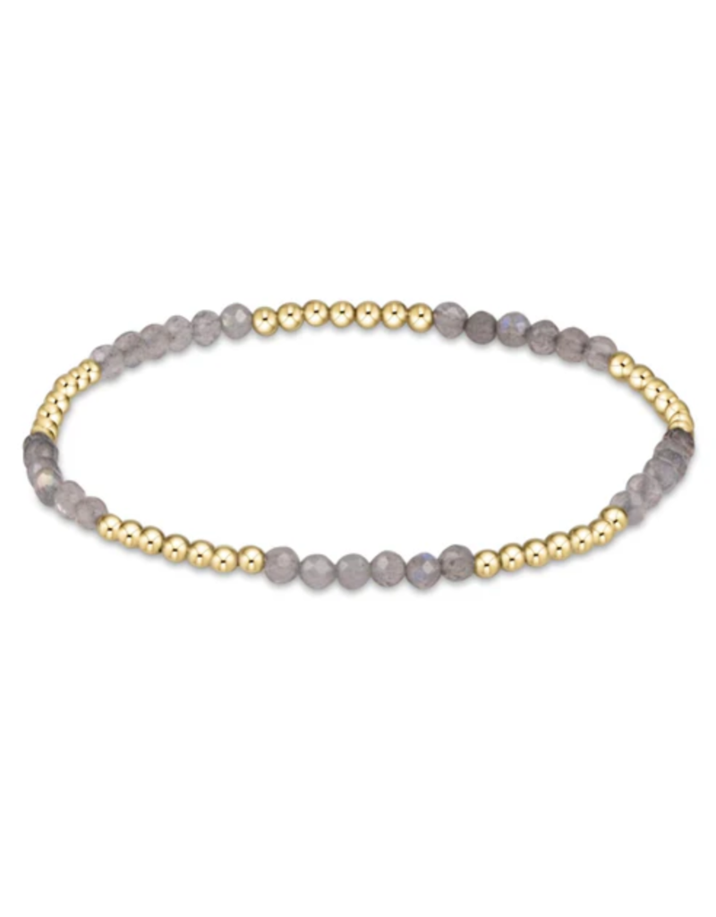 ENEWTON DESIGN Blissful Pattern 2.5mm Bead Bracelet in Labradorite/Gold