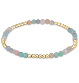 ENEWTON DESIGN Blissful Pattern 2.5mm Bead Bracelet in Hot Mess SS25/Gold