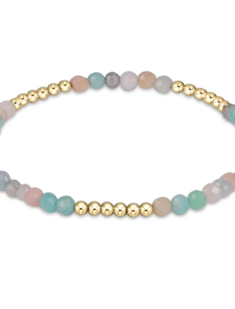 ENEWTON DESIGN Blissful Pattern 2.5mm Bead Bracelet in Hot Mess SS25/Gold