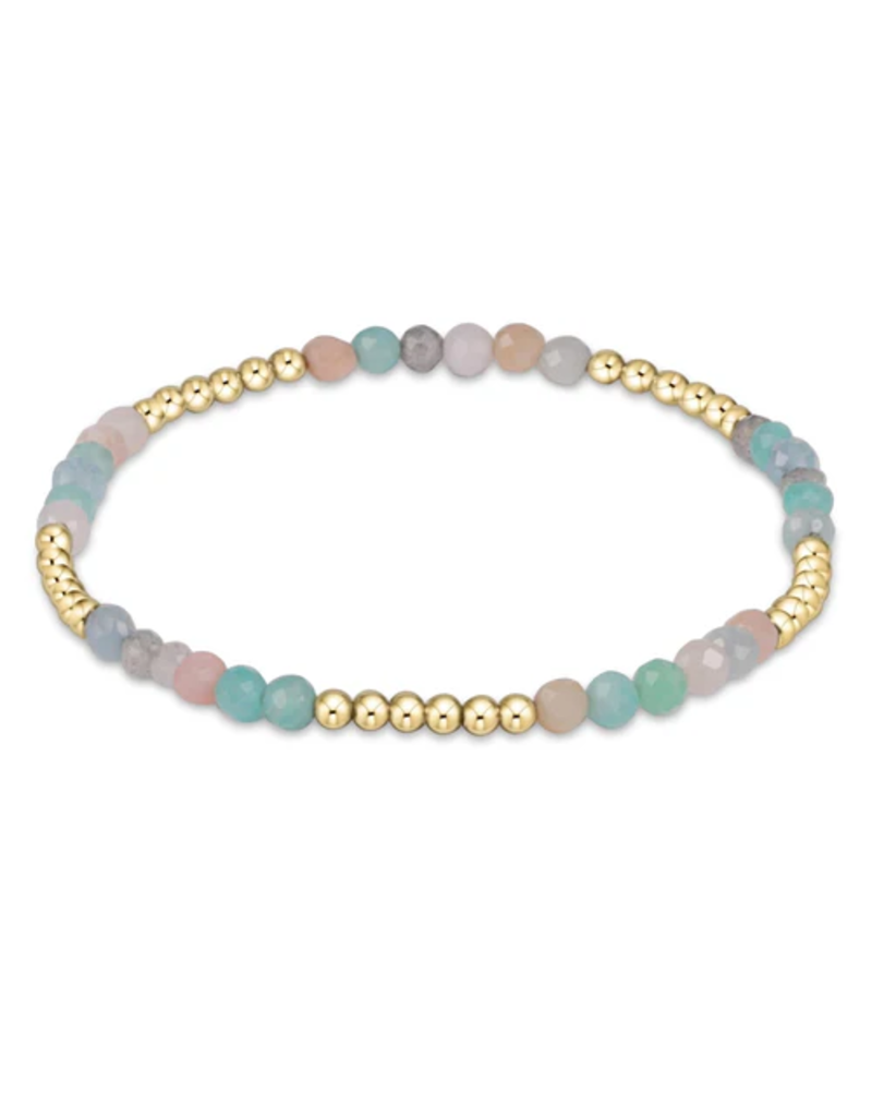 ENEWTON DESIGN Blissful Pattern 2.5mm Bead Bracelet in Hot Mess SS25/Gold