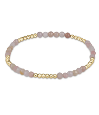 ENEWTON DESIGN Blissful Pattern 2.5mm Bead Bracelet - Pink Opal/Gold