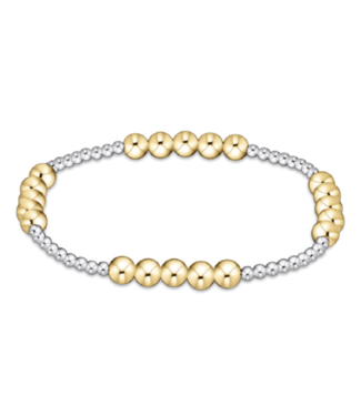 ENEWTON DESIGN Classic Blissful Pattern 5mm Bead Bracelet - Mixed Metal