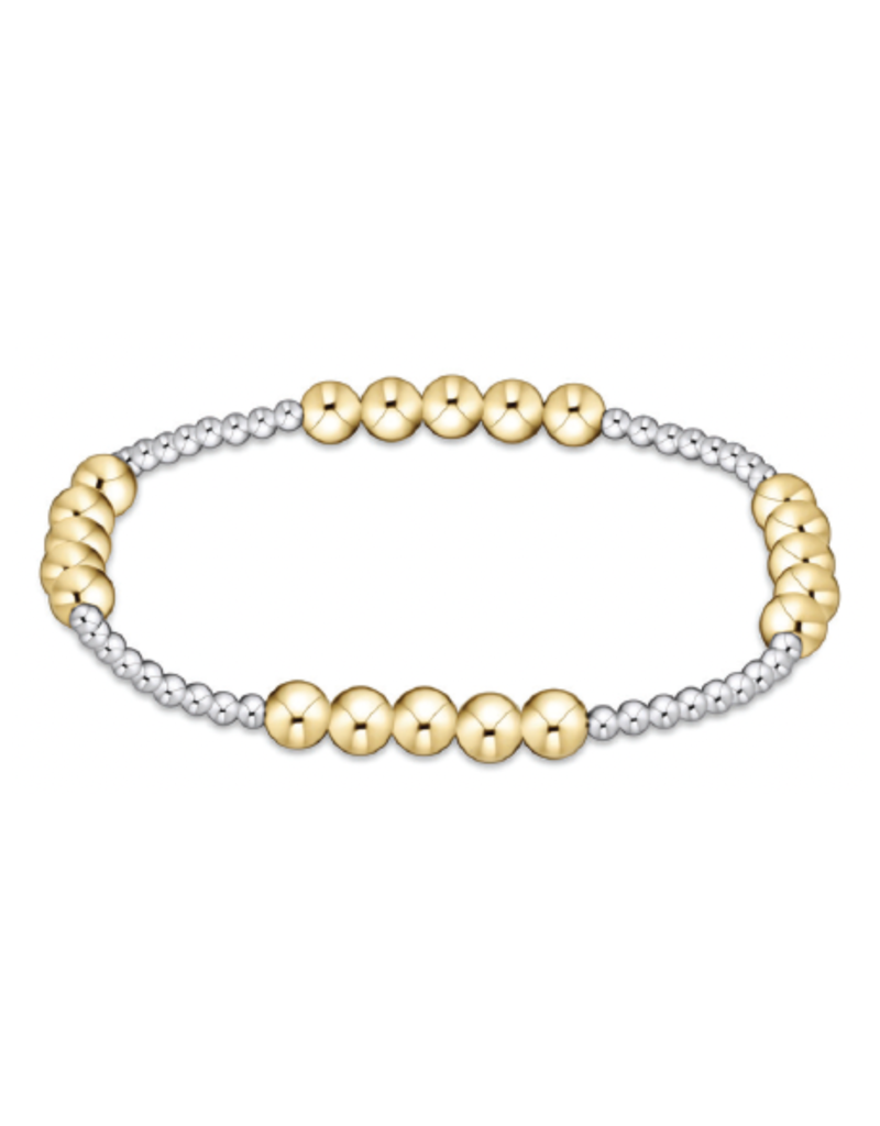 ENEWTON DESIGN Classic Blissful Pattern 5mm Bead Bracelet - Mixed Metal