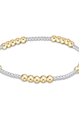 ENEWTON DESIGN Classic Blissful Pattern 4mm Bead Bracelet - Mixed Metal