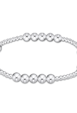 ENEWTON DESIGN Classic Blissful Pattern 5mm Bead Bracelet - Silver