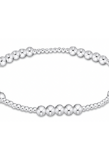 ENEWTON DESIGN Classic Blissful Pattern 4mm Bead Bracelet - Silver