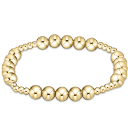 ENEWTON DESIGN Classic Blissful Pattern 6mm Bead Bracelet - Gold