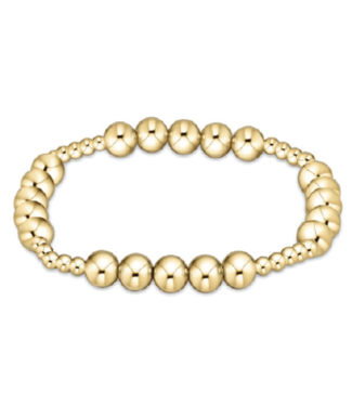 ENEWTON DESIGN Classic Blissful Pattern 6mm Bead Bracelet - Gold