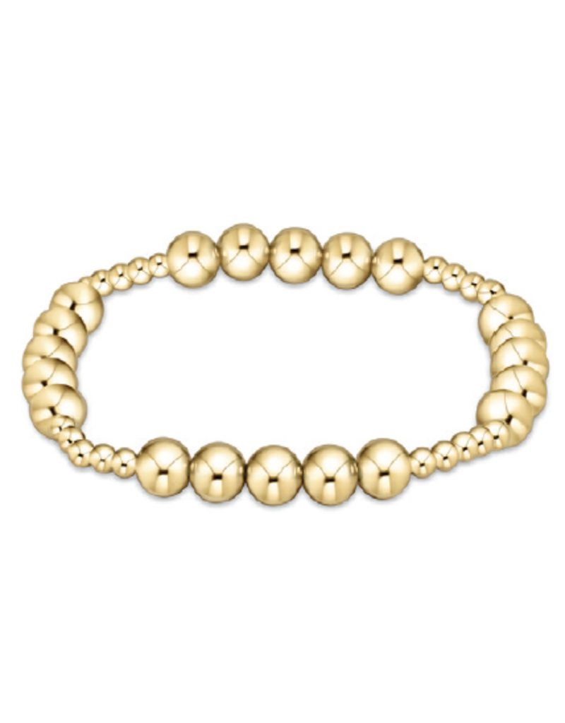 ENEWTON DESIGN Classic Blissful Pattern 6mm Bead Bracelet - Gold