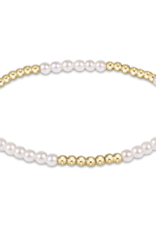 ENEWTON DESIGN Blissful Pattern 2.5mm Bead Bracelet - Pearl/Gold