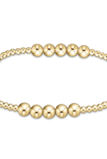 ENEWTON DESIGN Classic Blissful Pattern 5mm Bead Bracelet - Gold