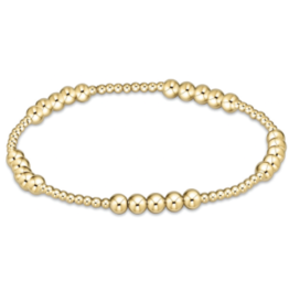 ENEWTON DESIGN Classic Blissful Pattern 4mm Bead Bracelet - Gold