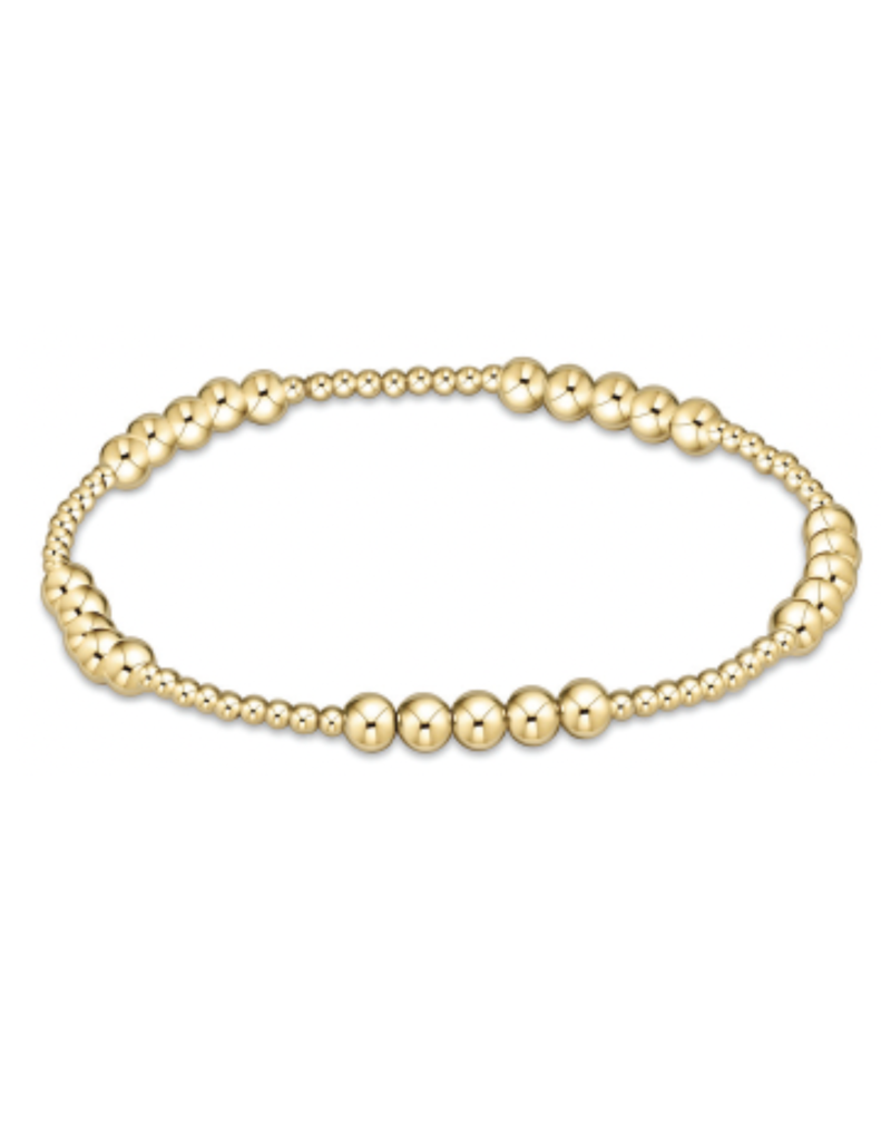 ENEWTON DESIGN Classic Blissful Pattern 4mm Bead Bracelet - Gold