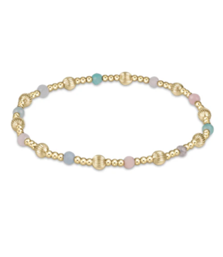 ENEWTON DESIGN Dignity Sincerity Pattern Bead Bracelet - Hot Mess/Gold