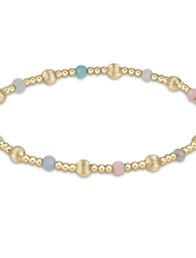 ENEWTON DESIGN Dignity Sincerity Pattern Bead Bracelet - Hot Mess/Gold