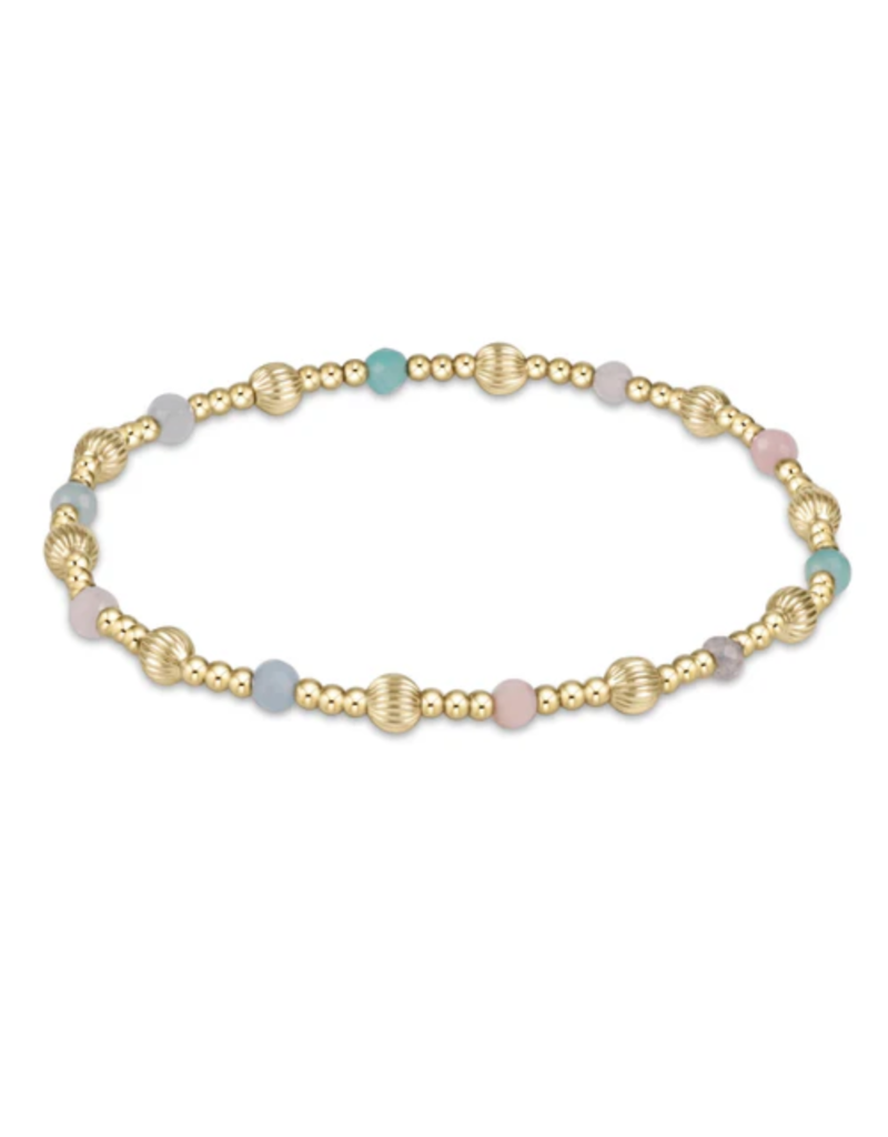 ENEWTON DESIGN Dignity Sincerity Pattern Bead Bracelet - Hot Mess/Gold