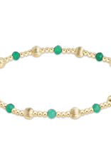 ENEWTON DESIGN Dignity Sincerity Pattern Bead Bracelet - Green Onyx/Gold