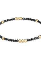 ENEWTON DESIGN Worthy Pattern 2mm Bead Bracelet - Faceted Hematite/Gold