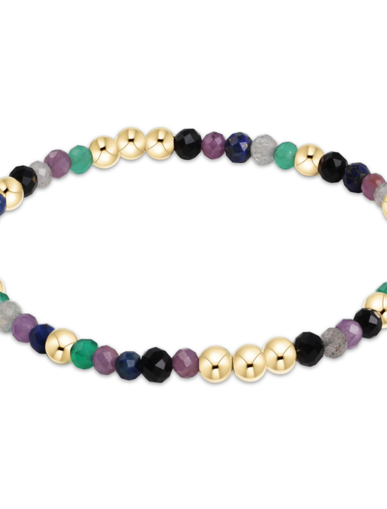 ENEWTON DESIGN Worthy Pattern 3mm Bead Bracelet - Hot Mess Fall & Winter/Gold