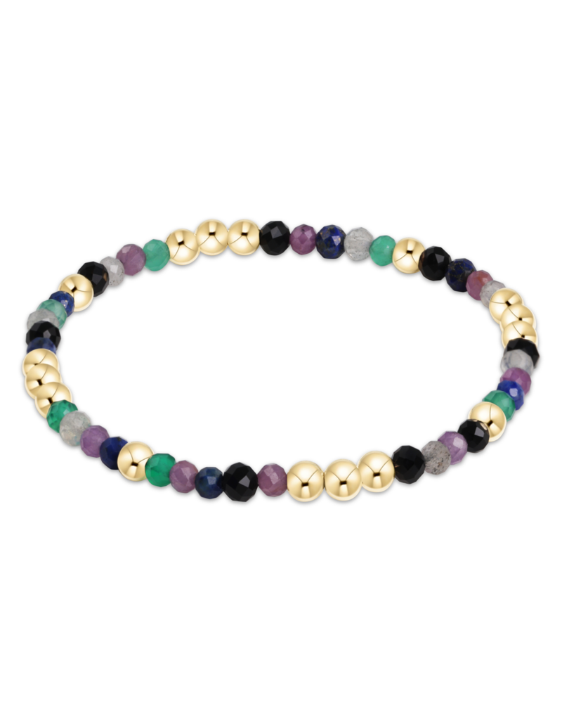 ENEWTON DESIGN Worthy Pattern 3mm Bead Bracelet - Hot Mess Fall & Winter/Gold