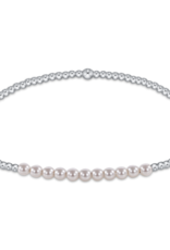 ENEWTON DESIGN Bliss 2mm Bead Bracelet - Pearl/Silver