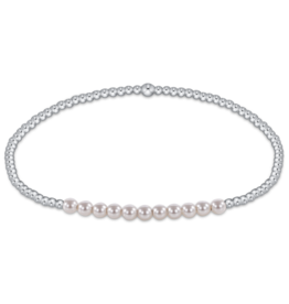 ENEWTON DESIGN Bliss 2mm Bead Bracelet - Pearl/Silver
