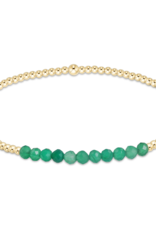 ENEWTON DESIGN Bliss 2mm Bead Bracelet - Green Onyx/Gold