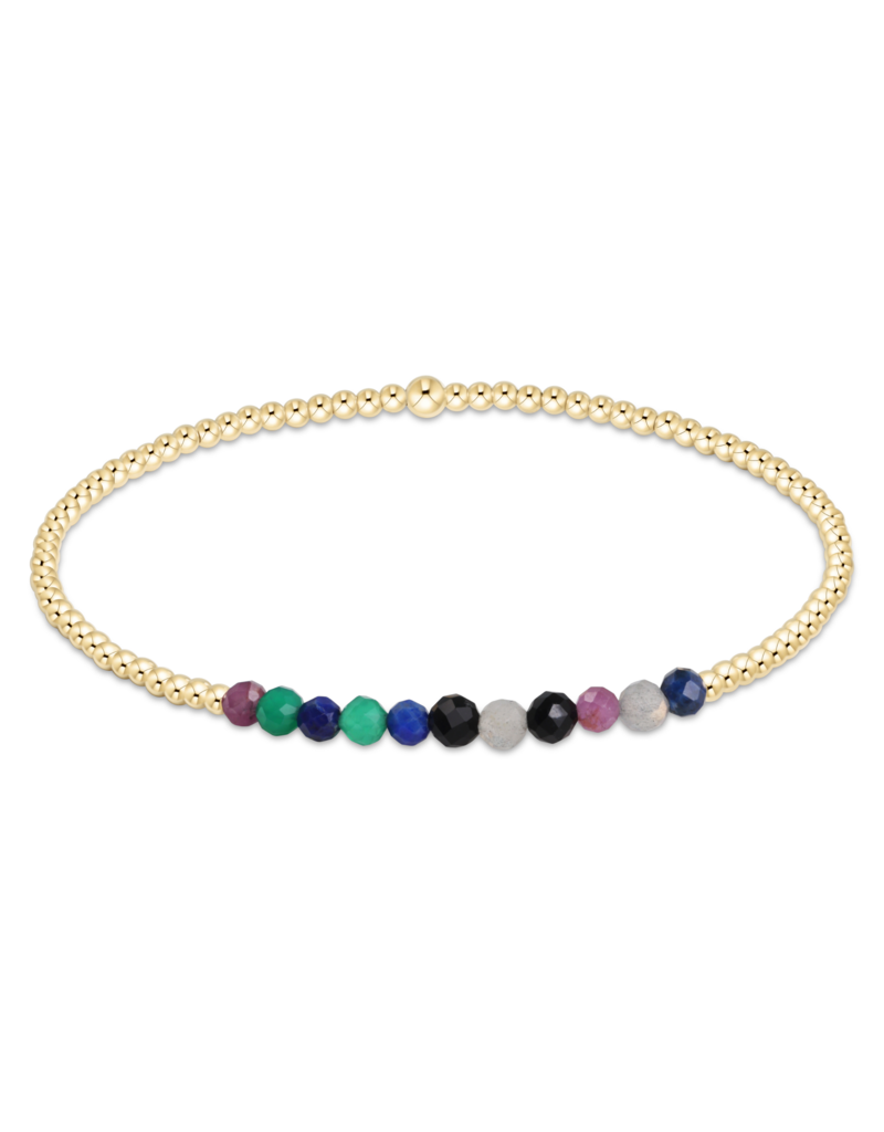 ENEWTON DESIGN Bliss 2mm Bead Bracelet - Hot Mess Fall & Winter/Gold