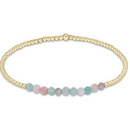 ENEWTON DESIGN Bliss 2mm Bead Bracelet - Hot Mess/Gold