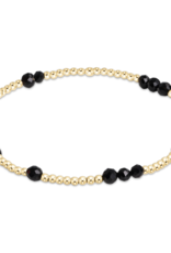 ENEWTON DESIGN Hope Unwritten Gemstone Bracelet - Faceted Onyx/Gold