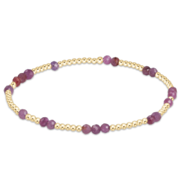 ENEWTON DESIGN Hope Unwritten Gemstone Bracelet - Ruby/Gold